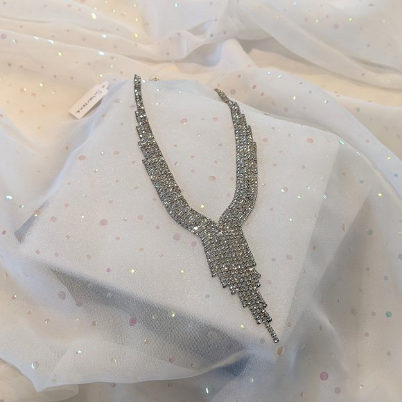 Austrian Crystal Drop Necklace - Picture 1 of 4